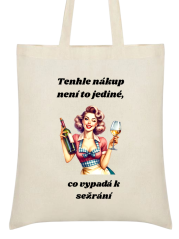 Taška tenhle nákup není to jediné co vypadá k sežrání