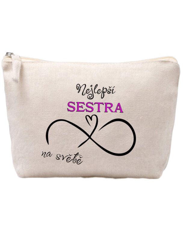 Kosmetiská taštička Nejlepší sestra
