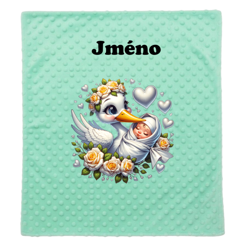Minky deka se jména – motiv Miminko