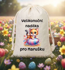 Velikonoční pytlík se jménem - kočička