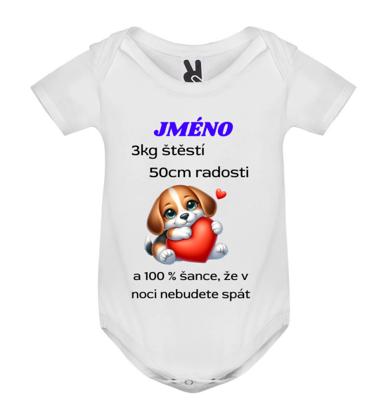 Body se jménem a vlastními parametry 100 % šance, že v noci nebudete spát. - Barva: Růžová