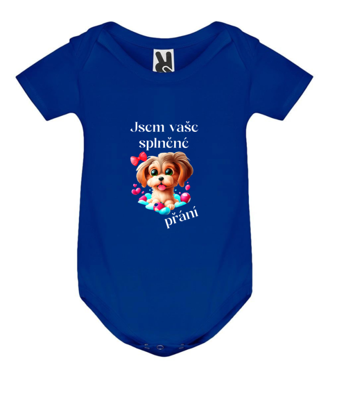 Body Jsem vaše splněné přání pejsek - Barva: Šedá