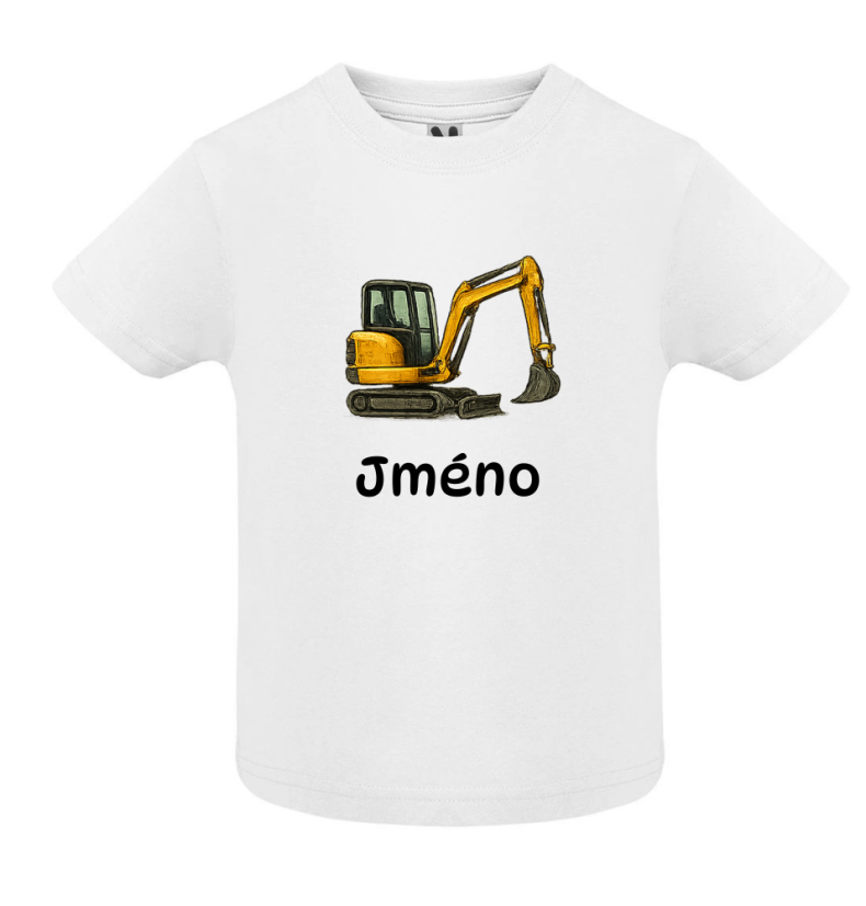 Tričko se jménem bagr
