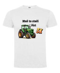 Tričko traktor Mně to stačí říst 3x