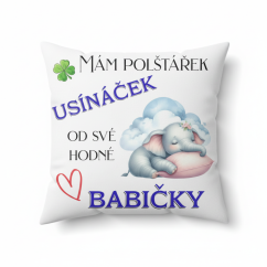 Polštář Usínaček slon od babičky