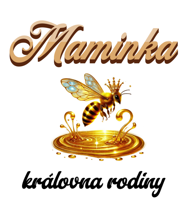 Dámské tričko - Maminka královna rodiny - Barva: Šedá
