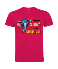 Tričko slon nejsem zlobivá jsem kreativní