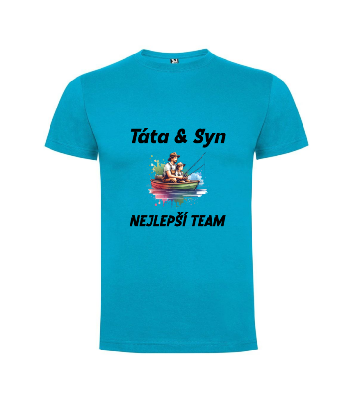 Tričko Táta a syn nejlepší team