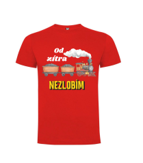 Tričko vláček Od zítra nezlobím