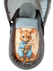 Minky deka s vyšitým menom myška