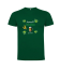 Pánské tričko NEJLEPŠÍ DĚDEČEK - Barva: Lahvově zelená
