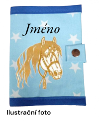 Obal na očkovací průkaz koník