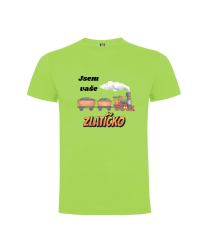 Tričko vláček Jsem vaše zlatíčko