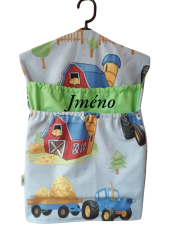 Kapsář do školky - traktor