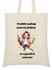 Taška tenhle nákup není to jediné co vypadá k sežrání