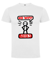 Tričko No wifi Adios