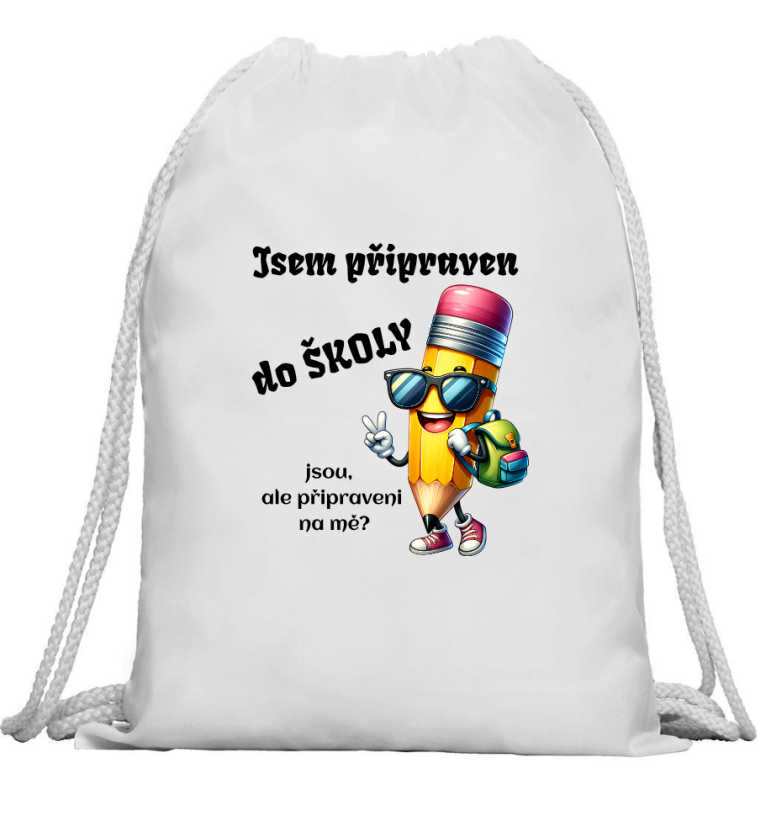 Multifunkční batoh Jsem připraven na školu - Barva: Zelená