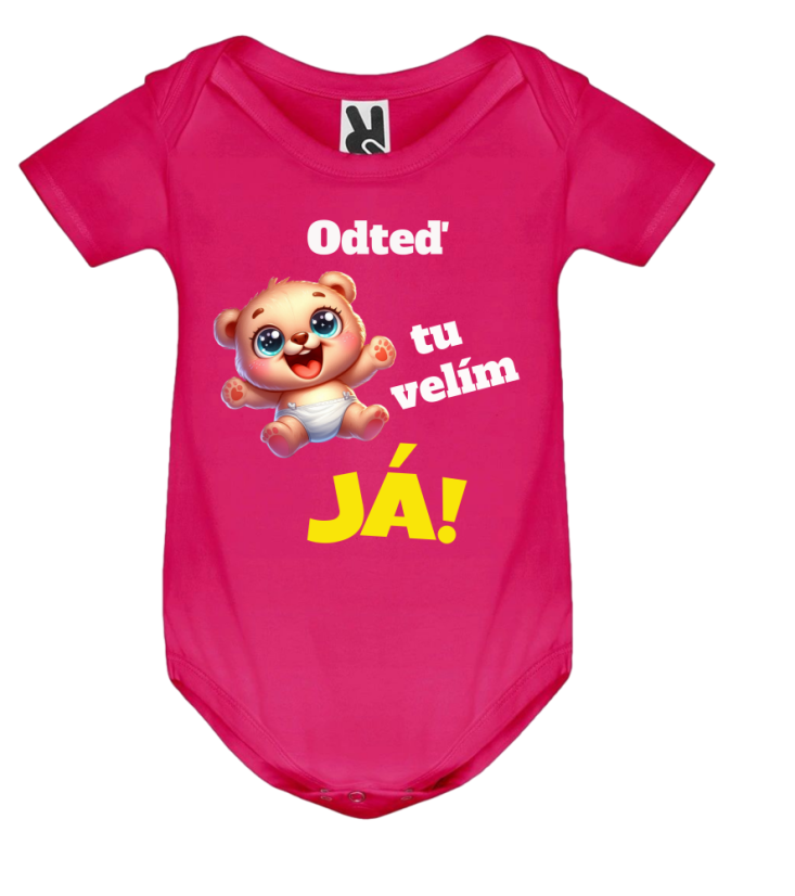 Body tady velím Já - Barva: Bílá, Velikost: 80/86 12 měsíců