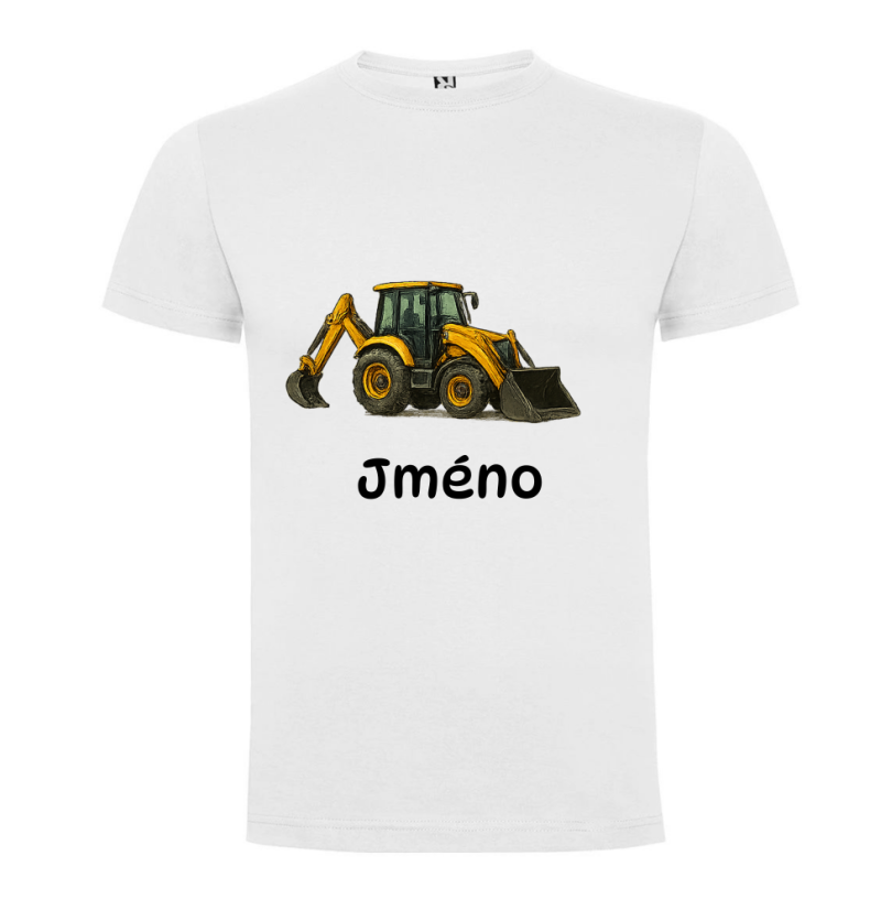 Tričko se jménem bagr