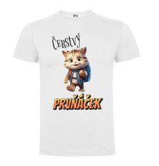 Tričko Čerstvý prvňáček kočka
