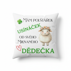 Polštář Usínaček od dědečka - ovečka