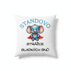 Polštář se jménem strážce sladkých snů slon