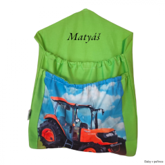 Kapsář do školky - traktor