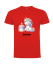Narodeninové tričko s menom Jednorožec - Farba: Červená, Číslo: 2