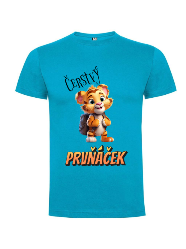 Tričko Čerstvý prvňáček tygr
