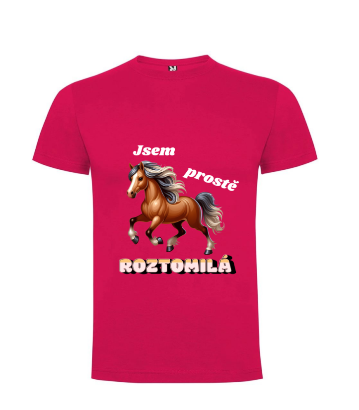 Tričko kůň Jsem prostě roztomilá