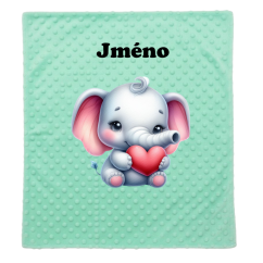 Minky deka se jména – motiv Slon