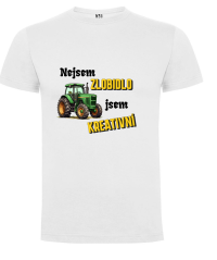 Tričko traktor Nejsem zlobidlo jsem kreativní