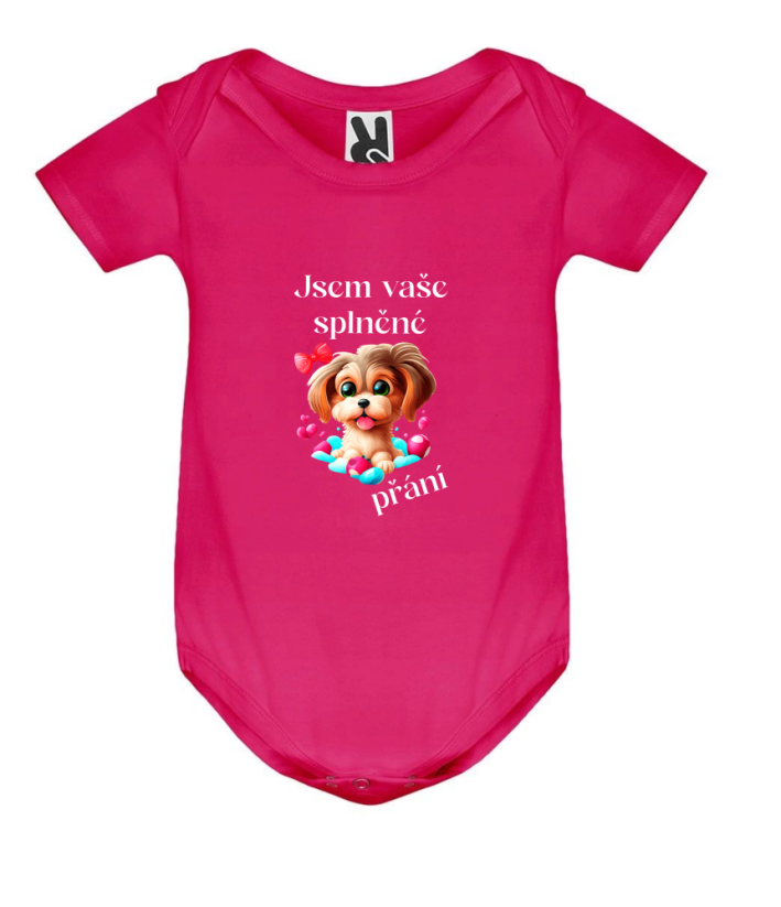 Body Jsem vaše splněné přání pejsek - Barva: Šedá