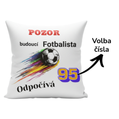 Polštář Budoucí fotbalista odpočívá