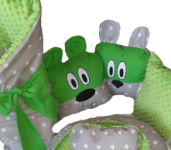 Zvířátkové / mantinelové polštářky - DOLADIT S VÝBAVOU