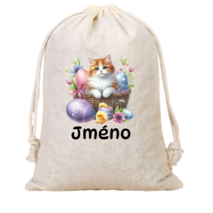 Velikonoční pytlík se jménem - kočka