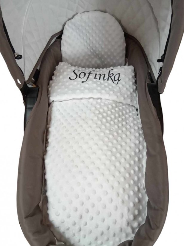 Minky deka s výšivkou jména