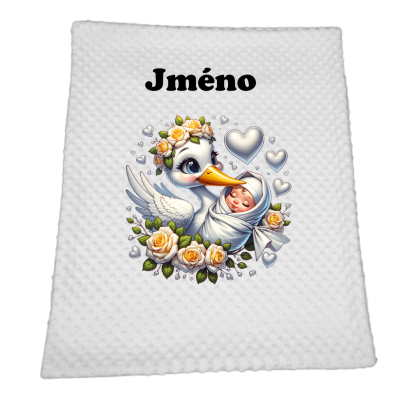 Minky deka se jména – motiv Miminko