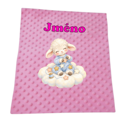 Minky deka se jména – motiv Ovečka