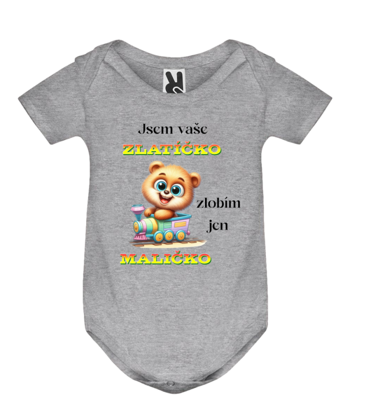 Body Jsem vaše zlatíčko, zlobím jen maličko - Barva: Modrá, Velikost: 86/91 18 měsíců