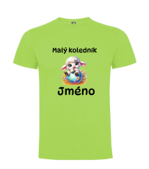 Dětské velikonoční tričko s vlastním jménem - motiv ovečka