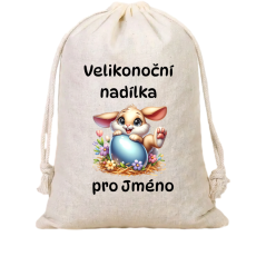 Velikonoční pytlík se jménem-  králíček