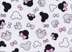 Zavinovačka Minnie s růžovou mašlí