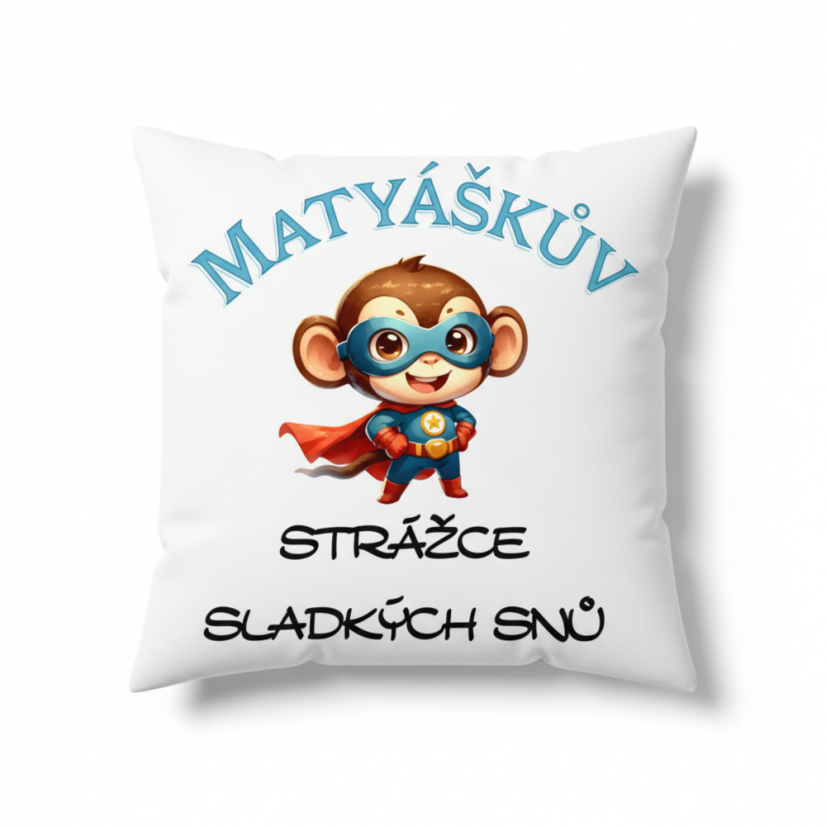 Polštář se jménem strážce sladkých snů opice