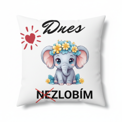 Polštář slon Dnes nezlobím