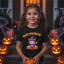 Dětské halloweene tričko - motiv LABUBU - Barva - dětského trička: Ružová