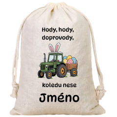 Velikonoční pytlík se jménem - traktor