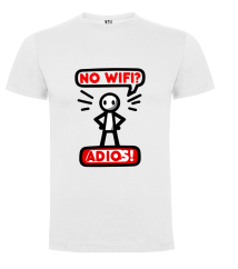Tričko No wifi Adios