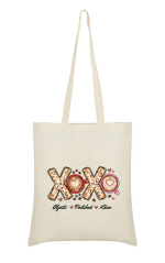 Taška XOXO objetí, polibek, káva