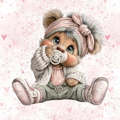 Minky deka méďa miminko vyšitým menom